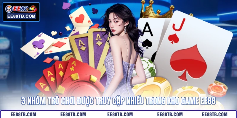3 nhóm trò chơi được truy cập nhiều trong kho game EE88