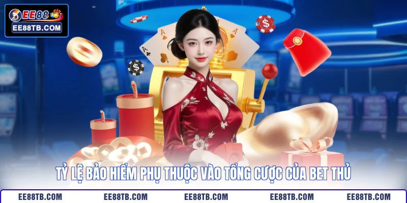 Tỷ lệ bảo hiểm phụ thuộc vào tổng cược của bet thủ